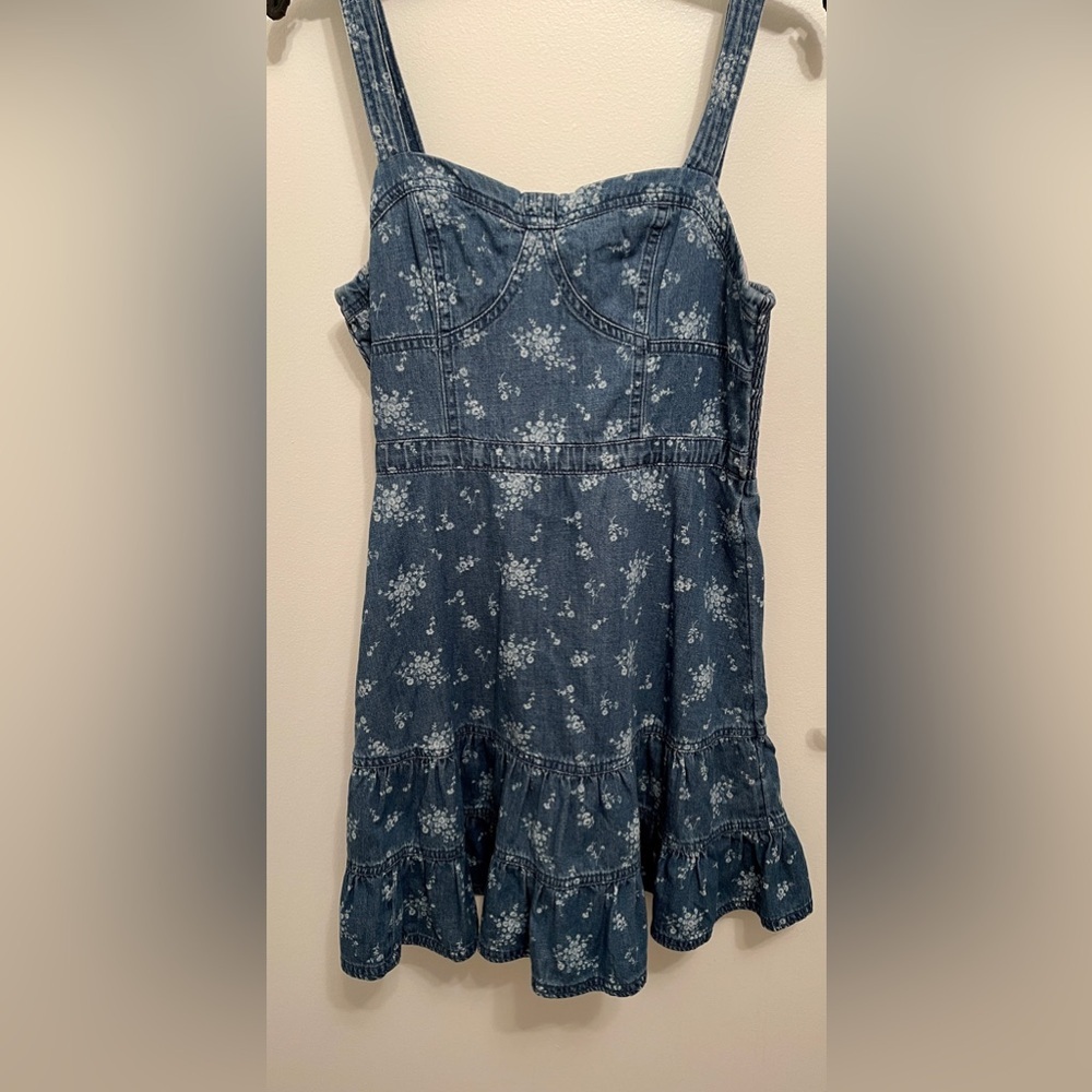 NWOT American Eagle Blue Denim Mini Dress - Picture 9 of 10